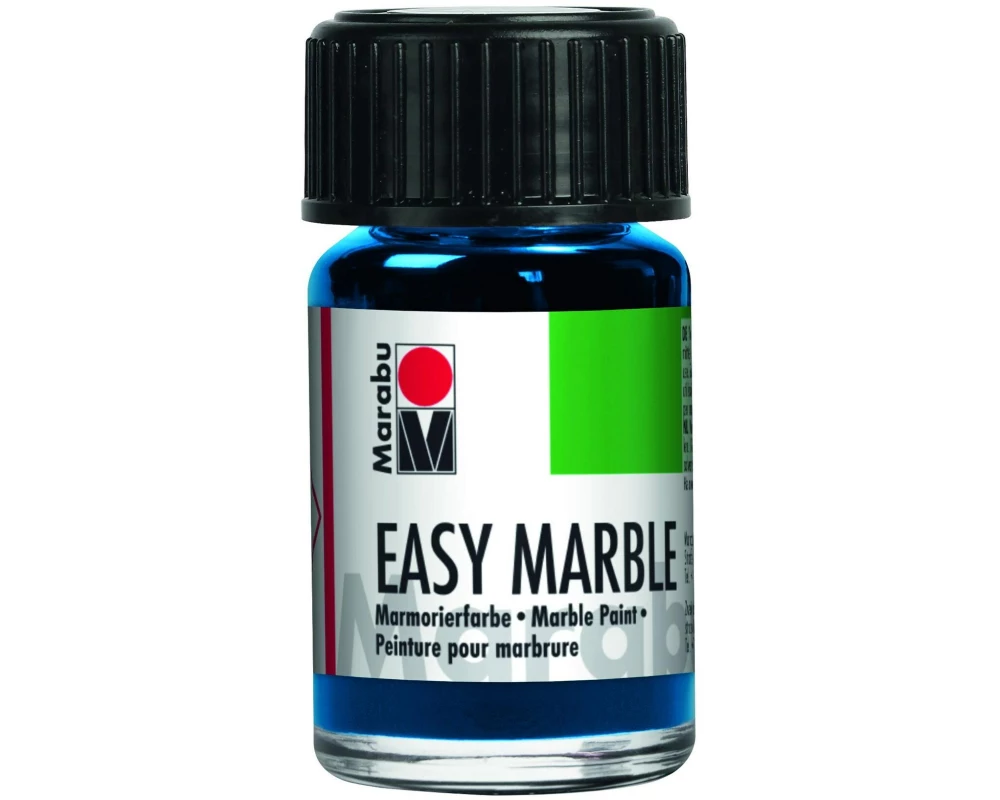 Marabu Easy marble Azurblau 095, 15 ml