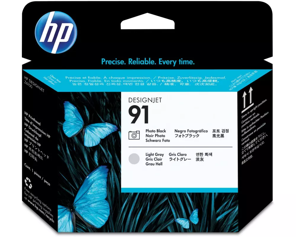 HP Druckkopf Nr. 91 (C9463A) Photo Black/Light Grey