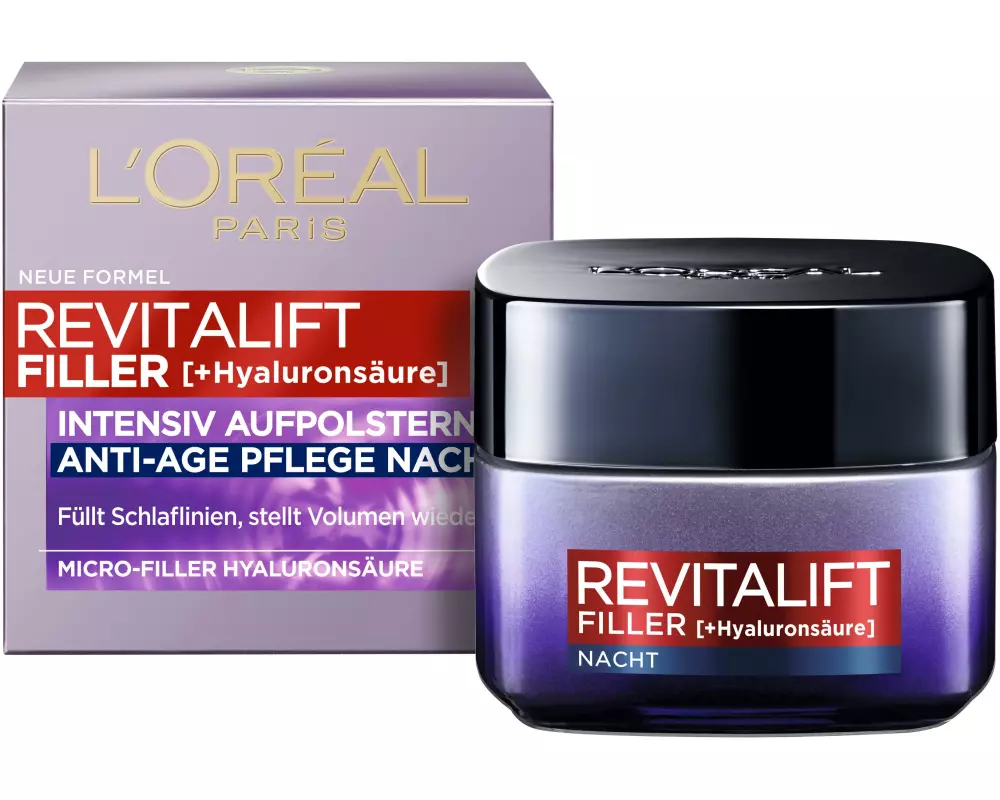 L'Oréal Paris Nachtcrème Revitalift Filler +Hyaluronsäure 50 ml
