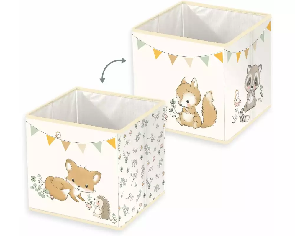 Herding Spielzeugbox Waldfreunde, 30 x 30 x 30 cm