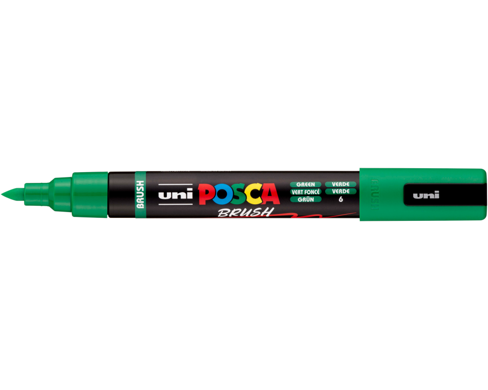 POSCA Brush Marker 1-4mm PC-5BRGREEN grün