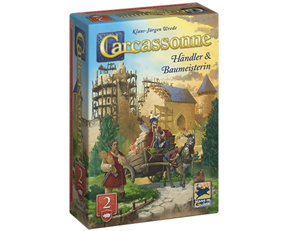 Hans im Glück Familienspiel Carcassonne Händler und Baumeisterin d)