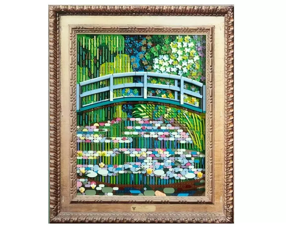 iDisplayit Acryl-Wand-Display für LEGO 31220 Claude Monet