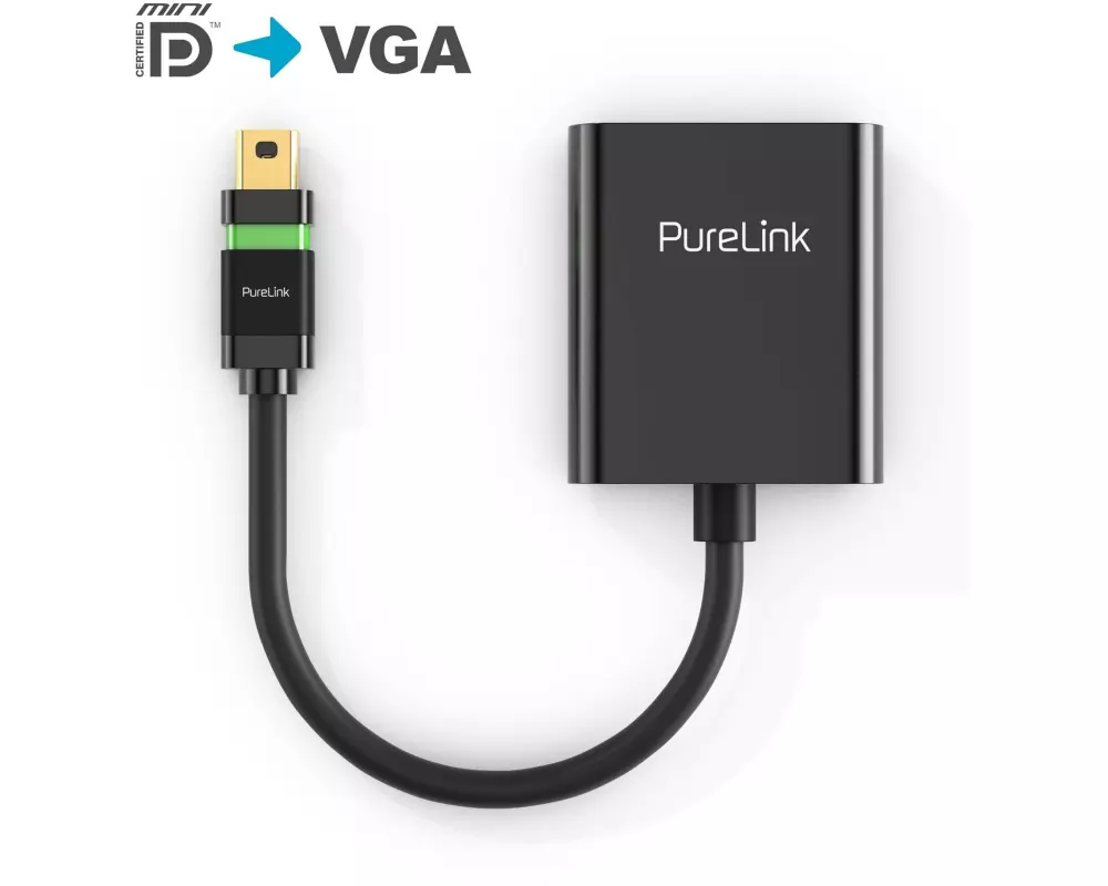PureLink Adapter Zert. 2K High Speed Mini-DisplayPort - VGA