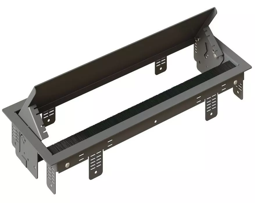 max connect Einbaurahmen BOX L 6-Fach, Grau