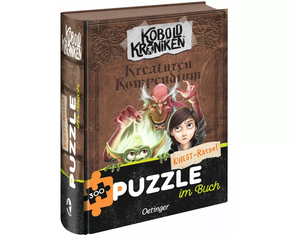 KoboldKroniken. Puzzle im Buch. Kwest-Rätsel. 300 Teile