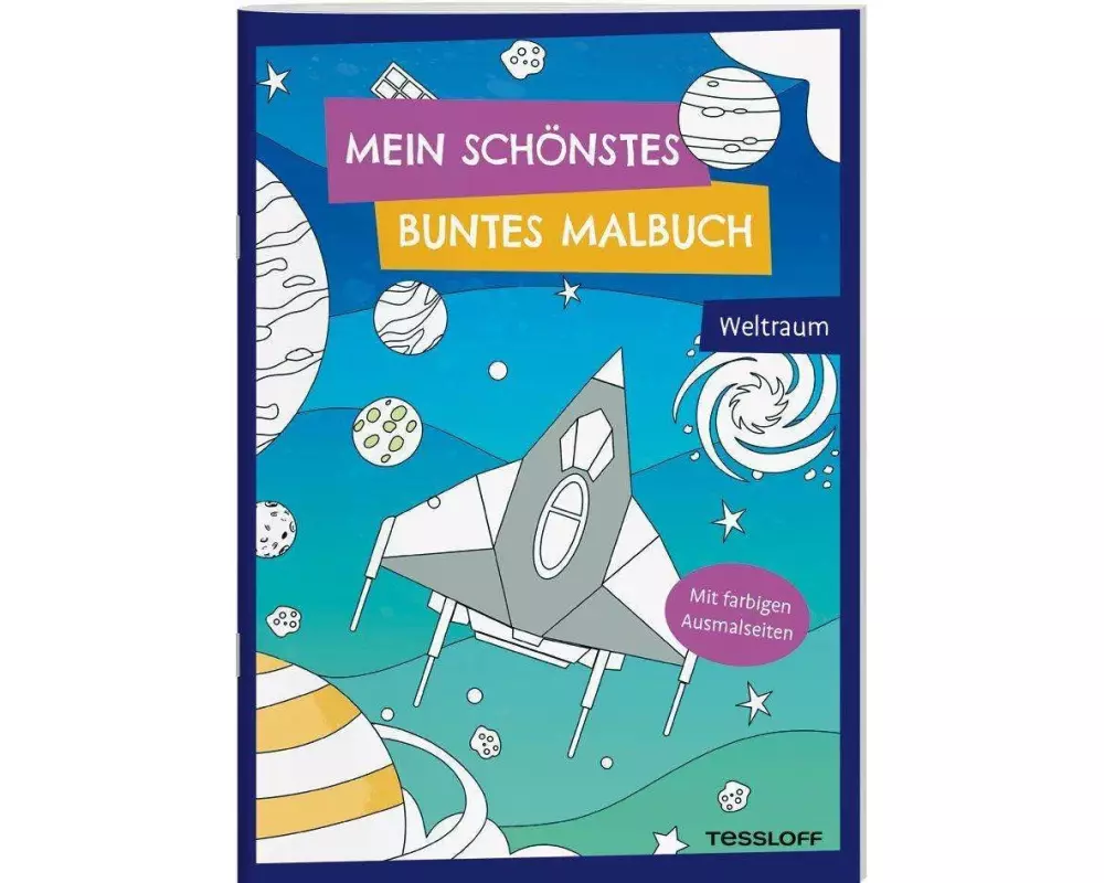 Mein schönstes buntes Malbuch. Weltraum