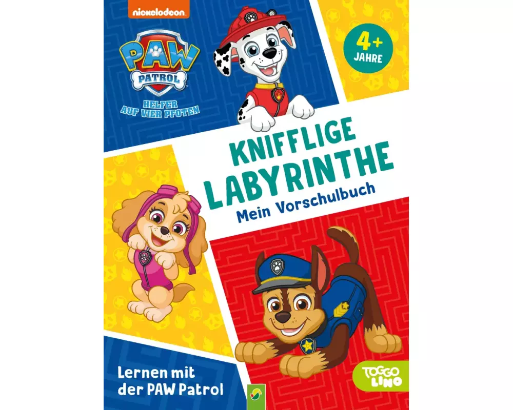 Lernen mit der PAW Patrol: Knifflige Labyrinthe. Mein Vorschulbuch