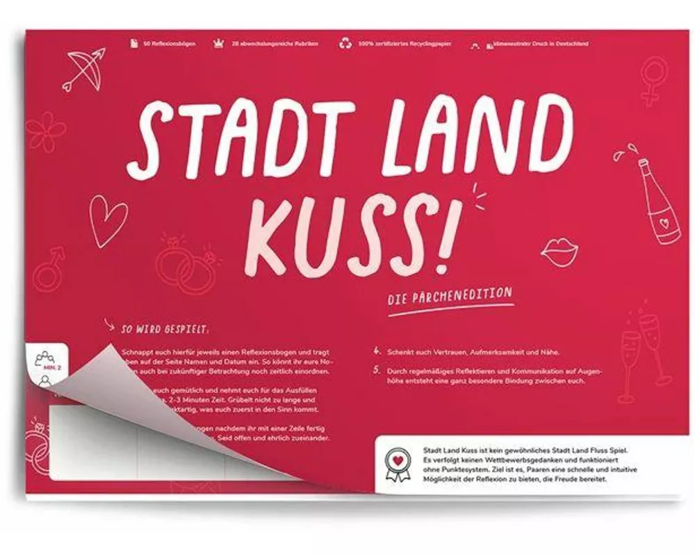Stadt Land Kuss