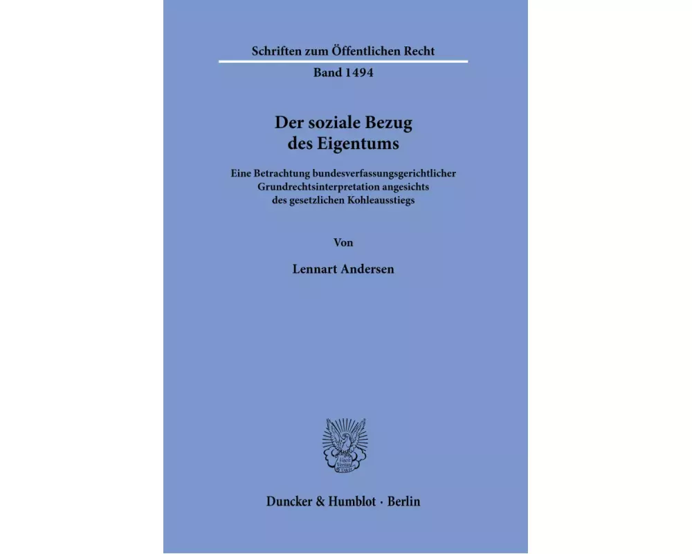 Der soziale Bezug des Eigentums