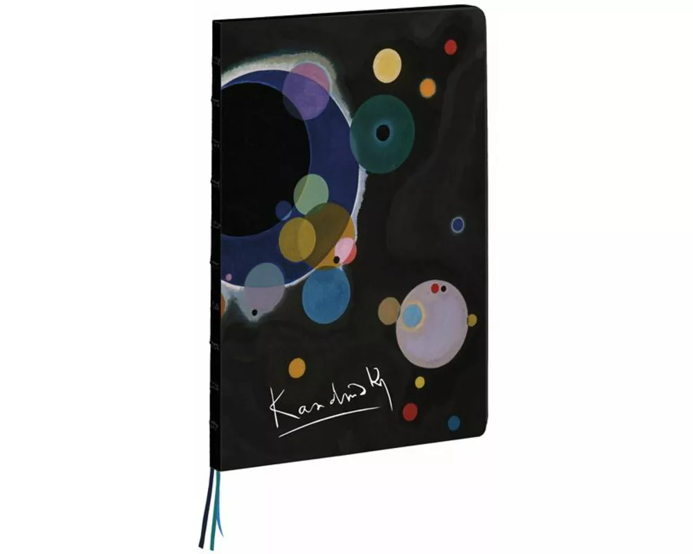 Several Circles, Vasily Kandinsky A4 Notebook