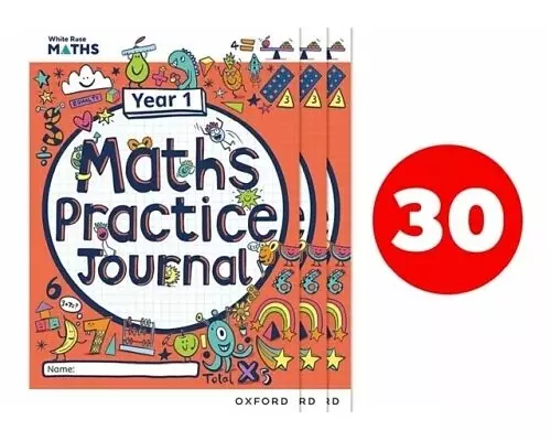 White Rose Maths Practice Journals Year 1 Workbooks: Pack of 30