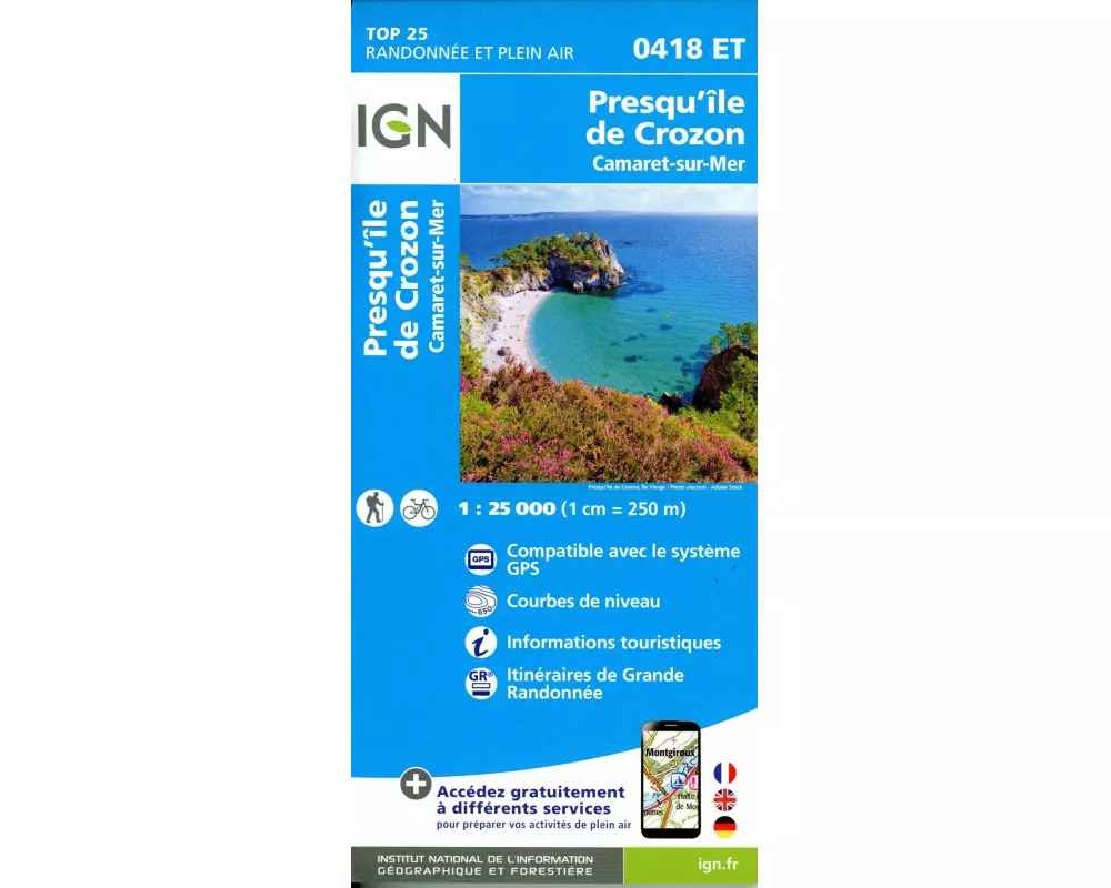 Camaret - Presqu' Ile de Crozon 1:25 000