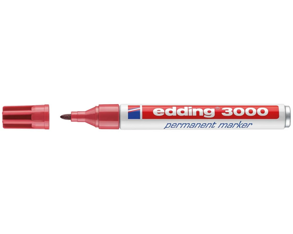 edding Permanent-Marker 3000 Karminrot