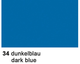 URSUS Transparentpapier 70x100cm 2631434 42g, dunkelblau