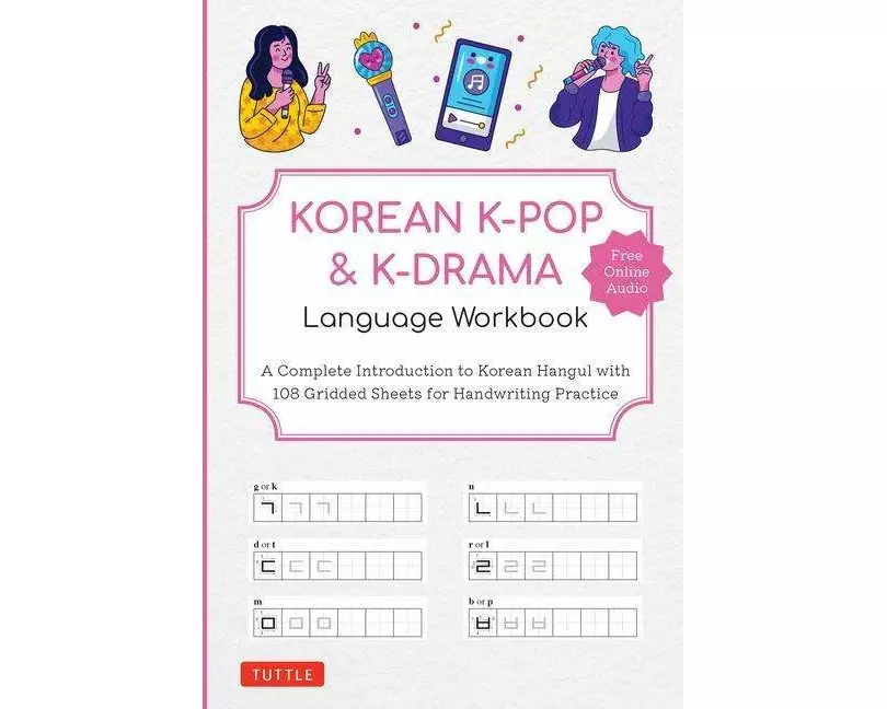 Korean K-Pop and K-Drama Language Workbook