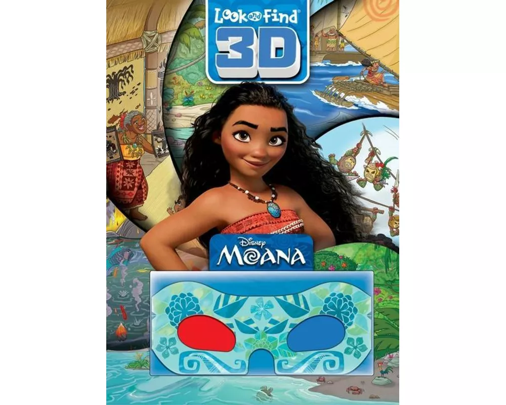 Disney Moana Look And Find 3D