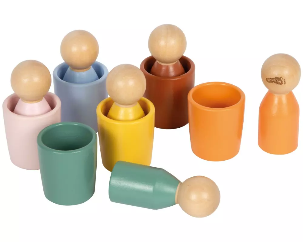 small foot Montessori Sortierbecher mit Figuren