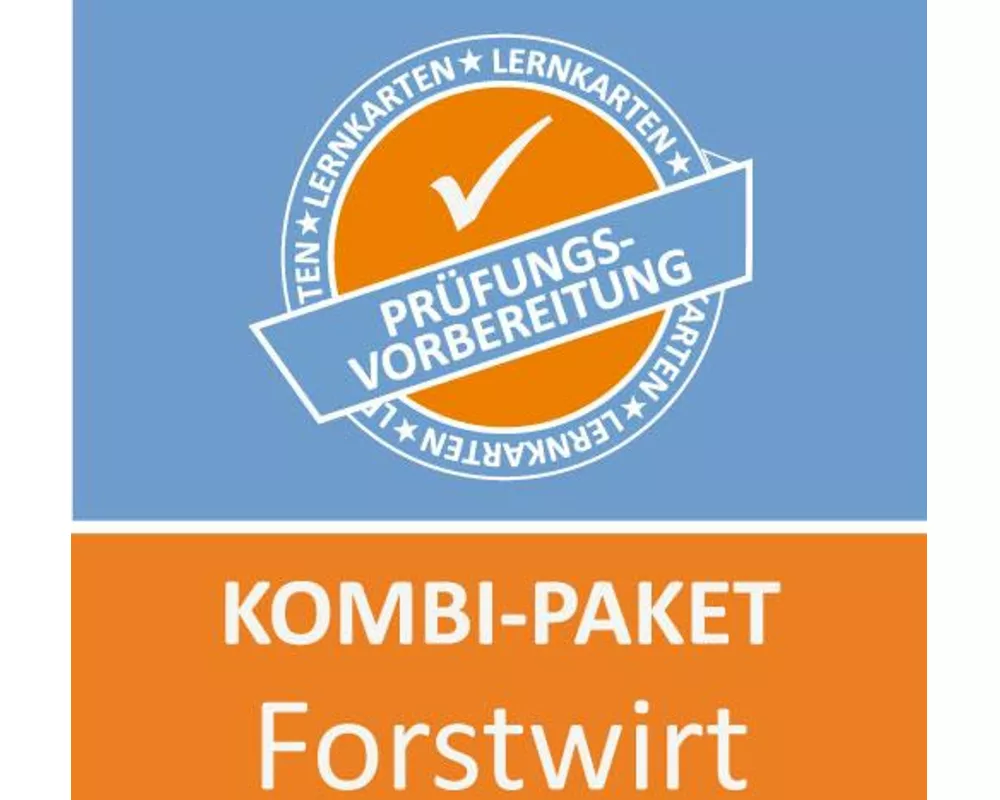 Kombi-Paket Forstwirt Lernkarten