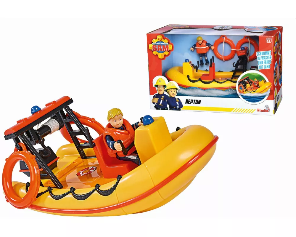 Sam Neptune, Boot mit Figur
