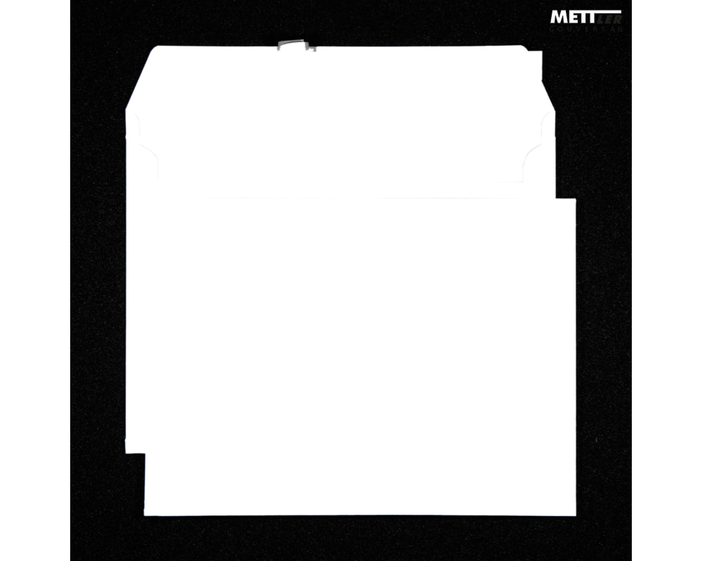 METTLER Couvert Fenster rechts C4 9086-FL 120g, ultraweiss 200 Stk.