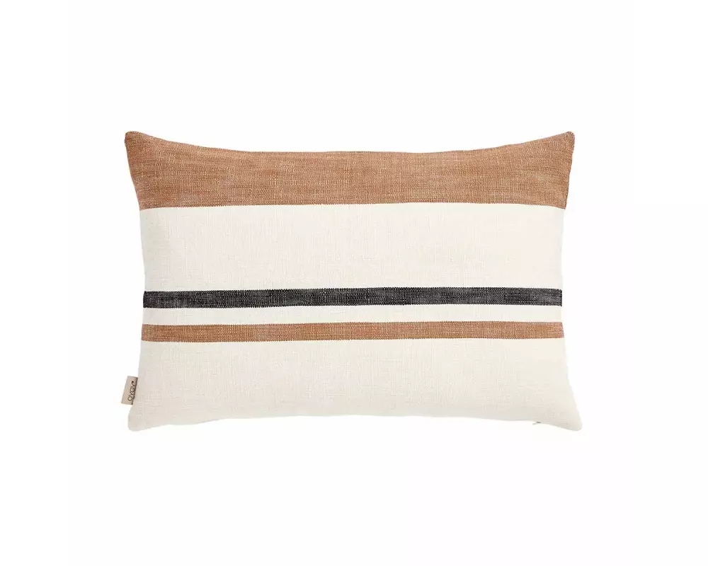 OYOY Kissenbezug Sofuto Cushion Long 60 x 40 cm, Offwhite
