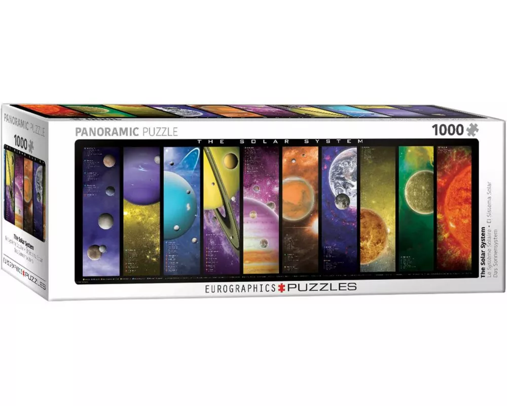 Panoramic Puzzle 1000 Teile - The Solar System