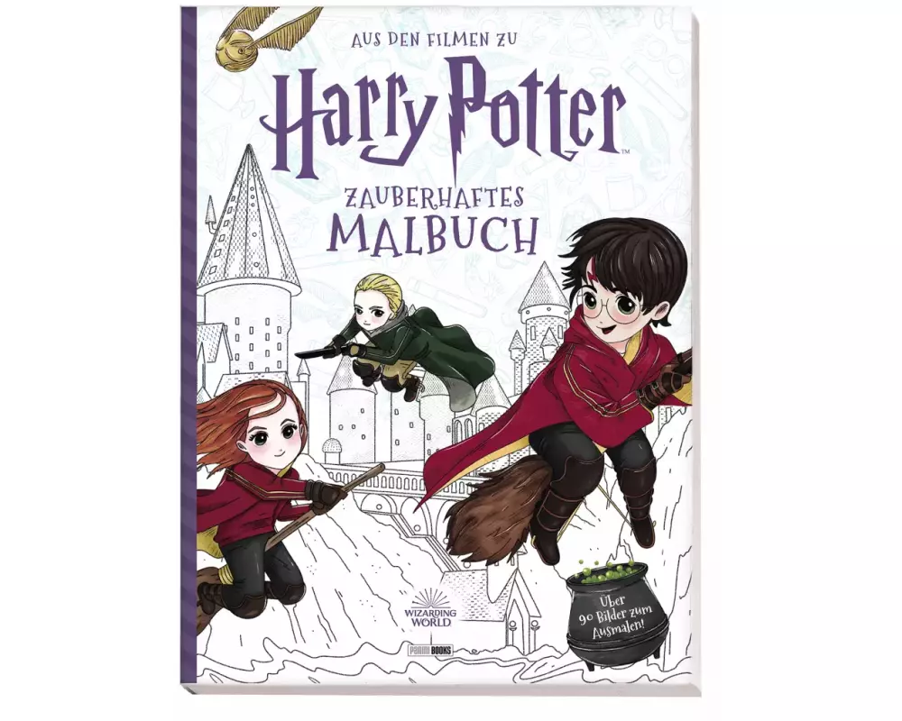 Aus den Filmen zu Harry Potter: Zauberhaftes Malbuch