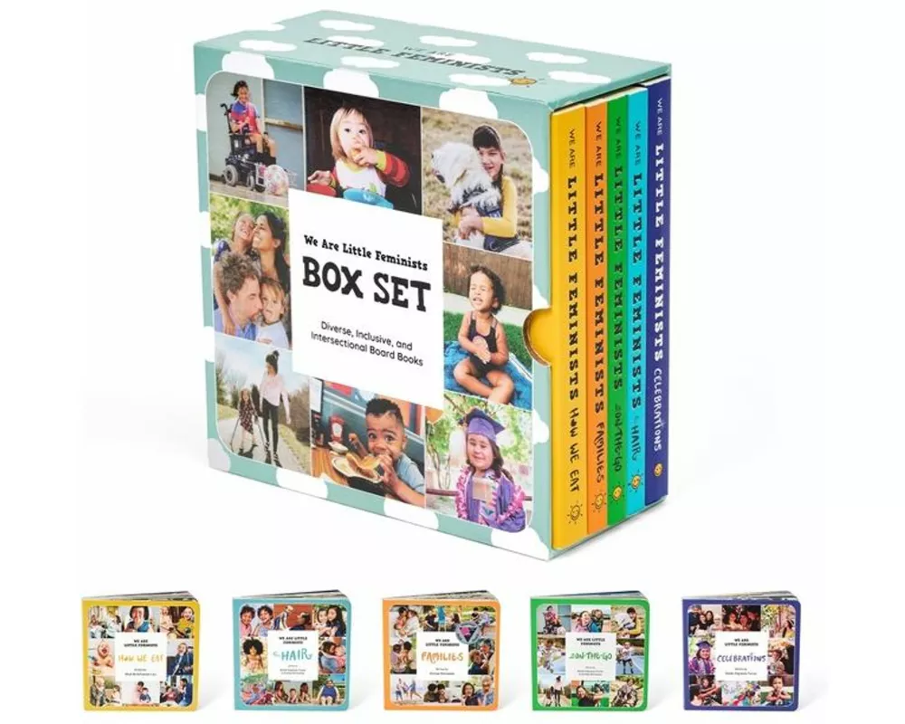 We Are Little Feminists Box Set: Families, How We Eat, On-The-Go, Celebrations, & Hair