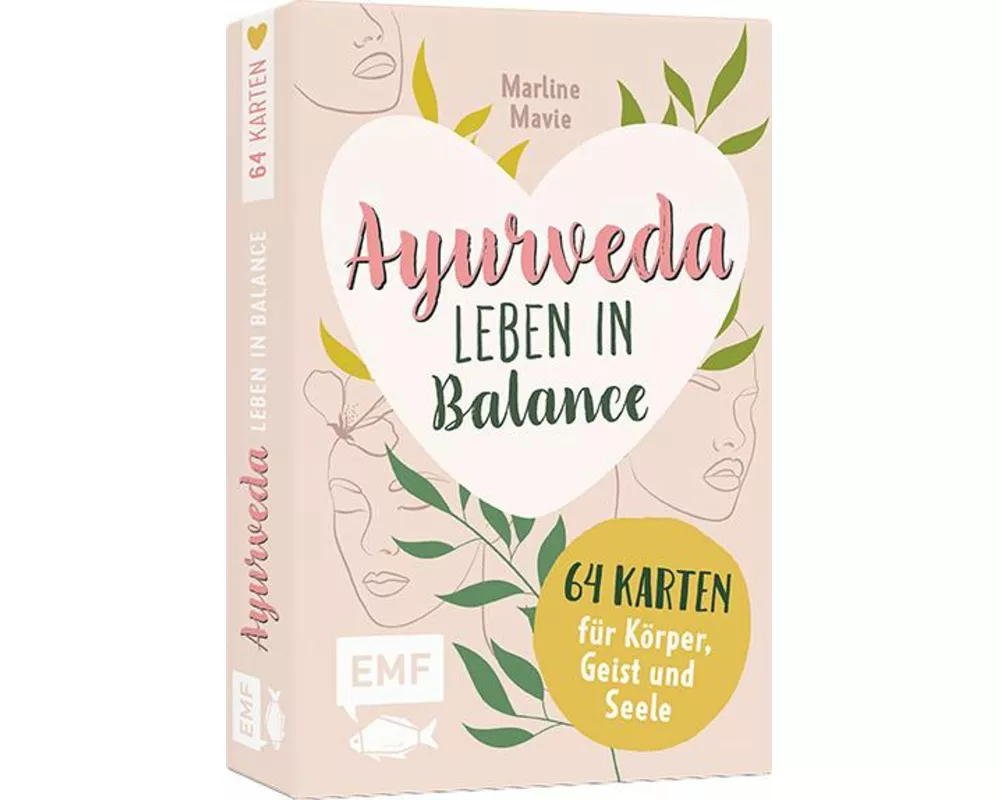 Kartenbox: Ayurveda – Leben in Balance – 64 Karten für Körper, Geist und Seele