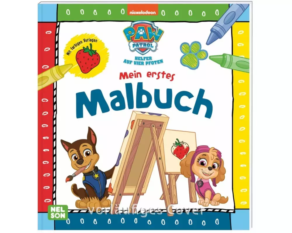 PAW Patrol Lernbuch: Mein erstes Malbuch