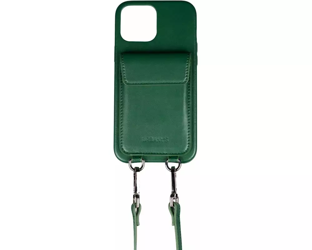 Urbany's Necklace Case Handekette+ iPhone 15 Pro Max Racing Green