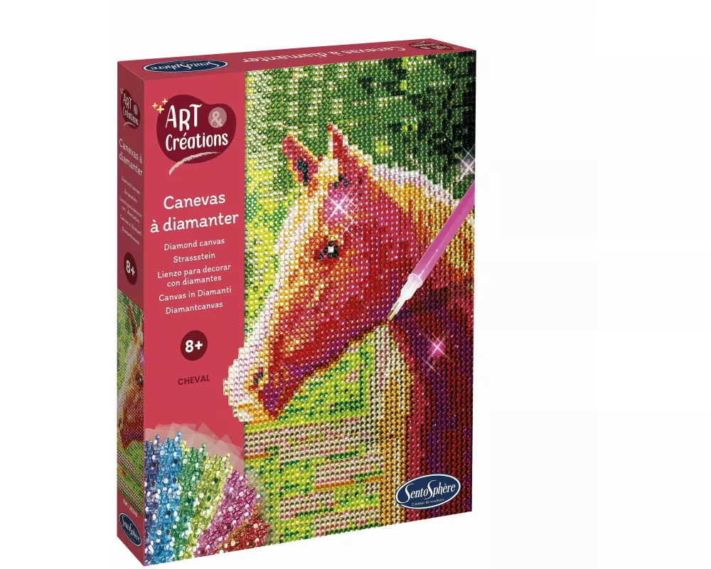 Sentosphere - Strasssteinbild Pferd