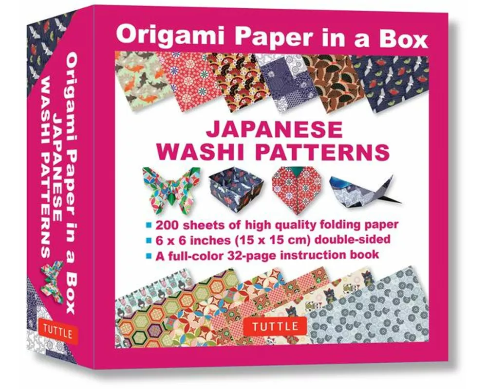 Origami Paper in a Box - Japanese Washi Patterns