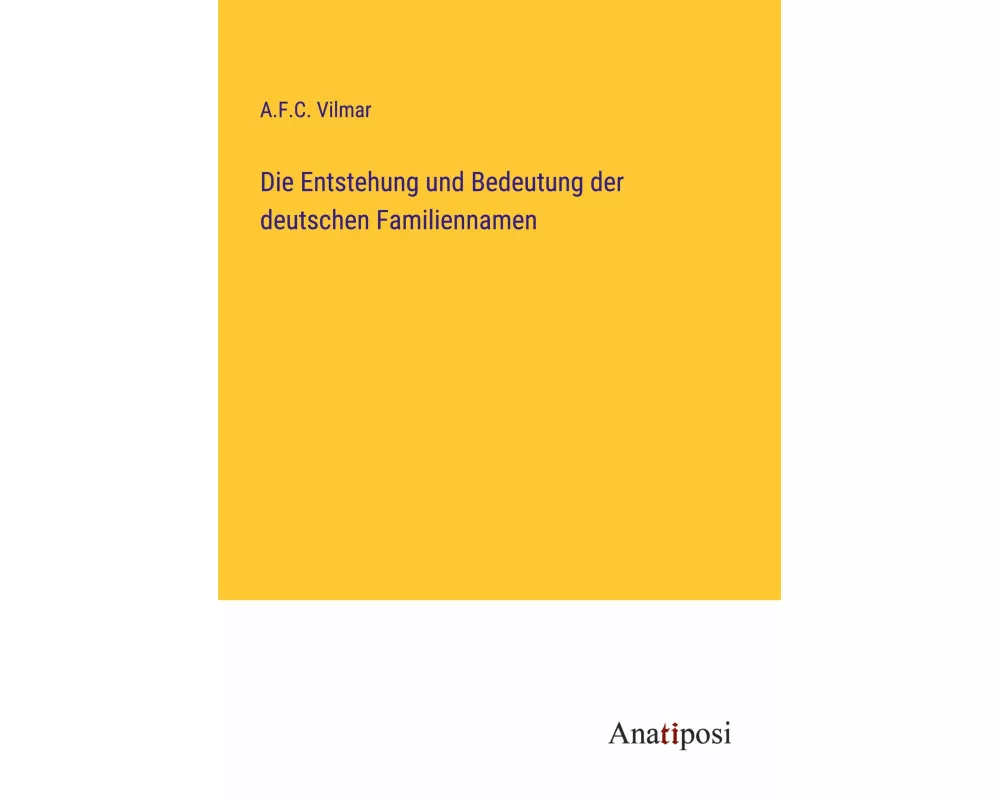 Die Entstehung und Bedeutung der deutschen Familiennamen