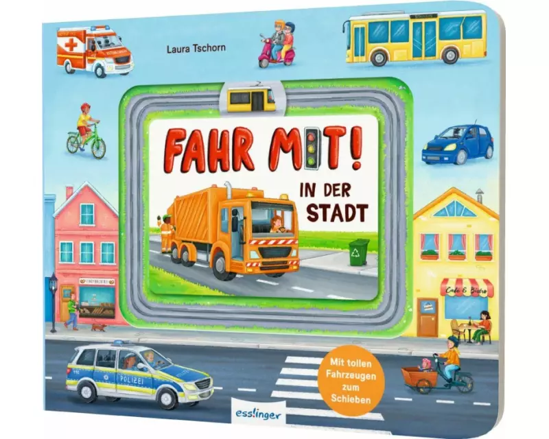 Meine Schiebebahn-Pappe: Fahr mit in der Stadt