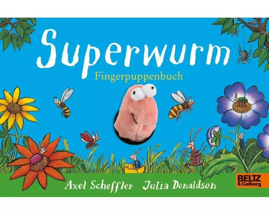 Superwurm-Fingerpuppenbuch