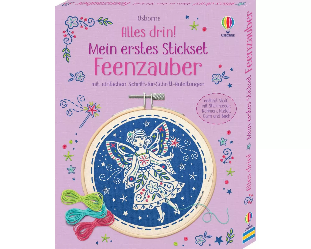 Alles drin! Mein erstes Stickset: Feenzauber