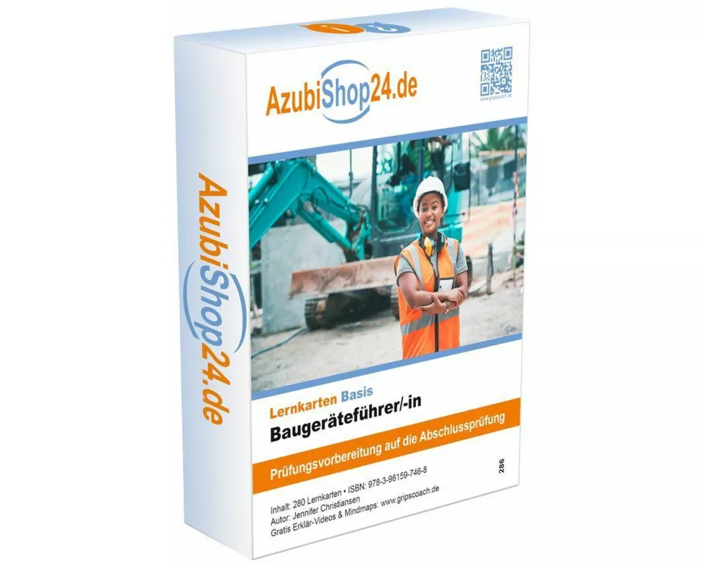 AzubiShop24.de Lernkarten Baugeräteführer