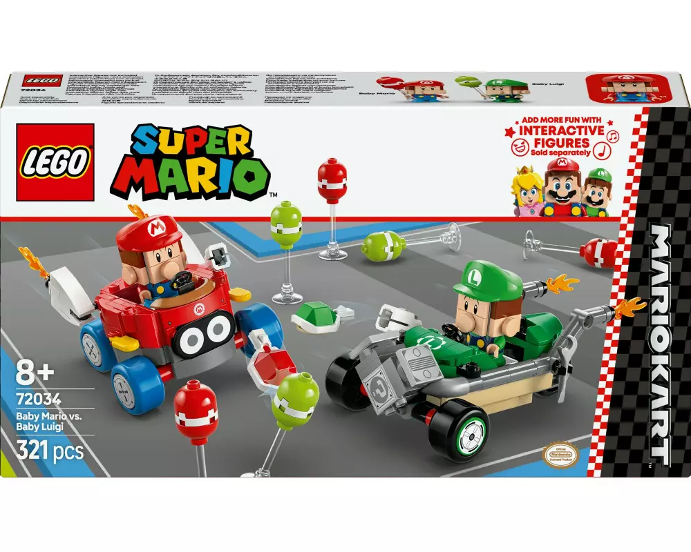 LEGO® Super Mario Mario Kart – Baby Mario / Baby Luigi 72034