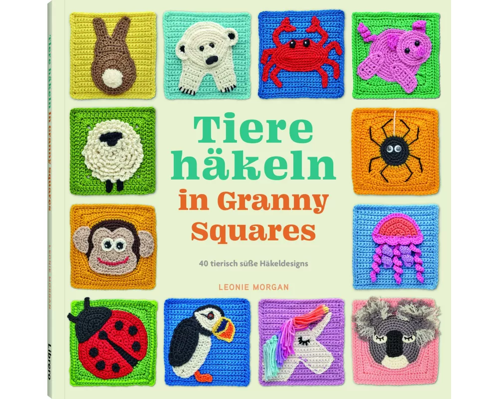 Tiere häkeln in Granny Squares