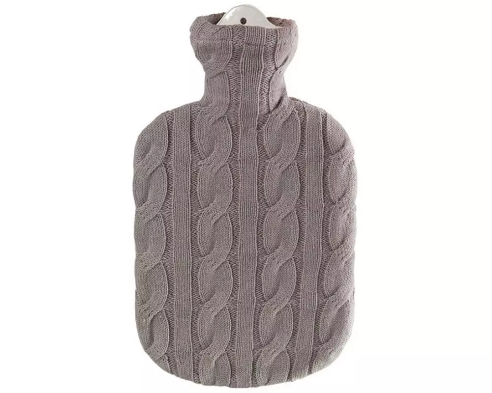 Sänger 2 L Strickbezug Zopf beige