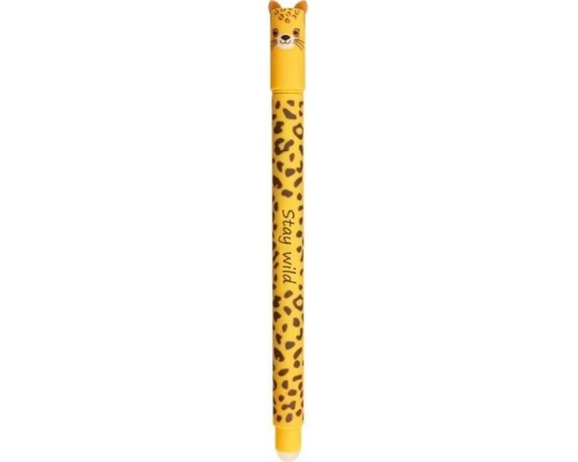 Eberhard Faber Gelschreiber Animal Erase it! Leo 0.7 mm, Blau