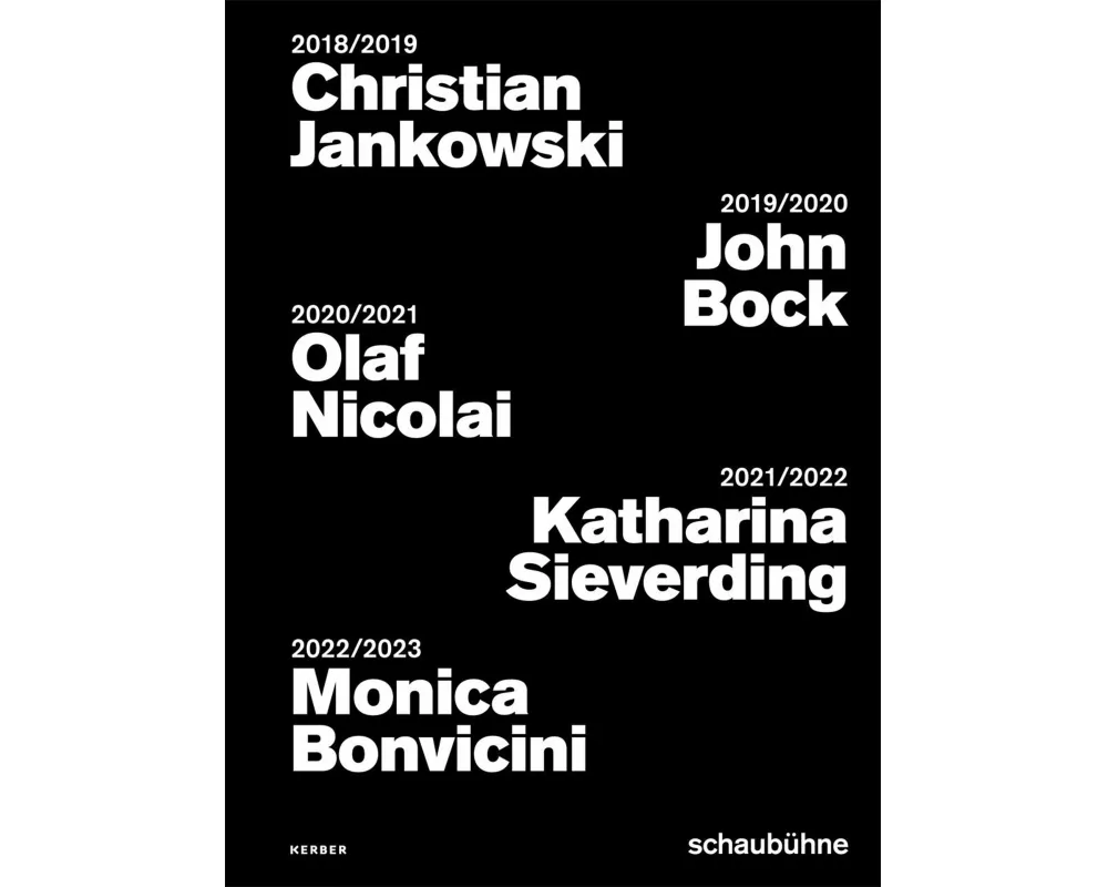 Plakatkampagnen der Schaubühne 2018 bis 2022