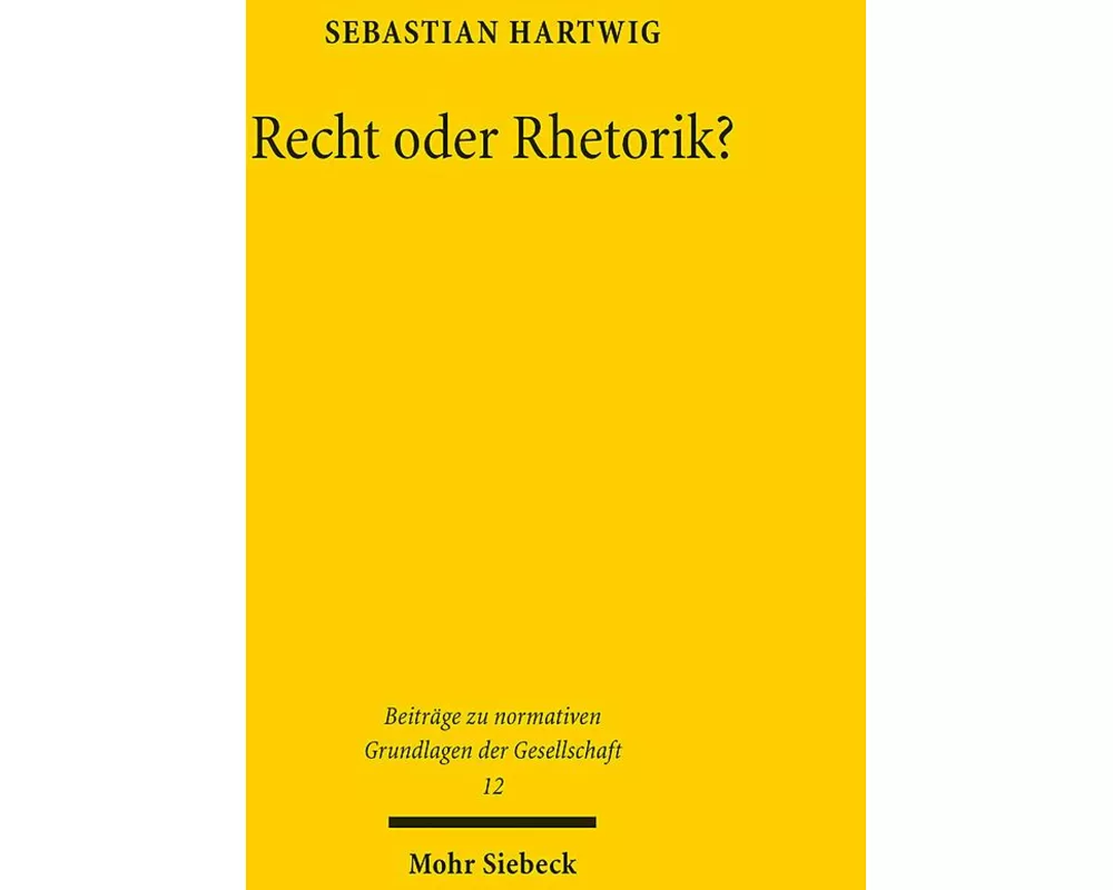 Recht oder Rhetorik?