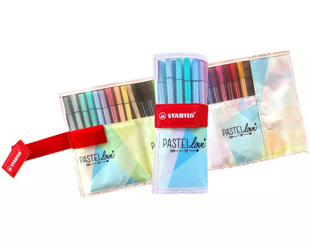 STABILO Pen 68 Pastellove 1 mm, 25er Set