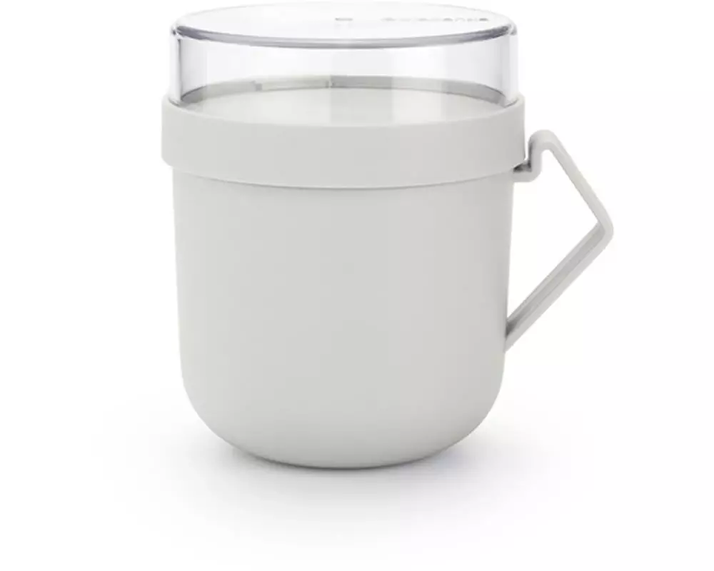 Brabantia Suppenbehälter Make & Take 600 ml, Hellgrau