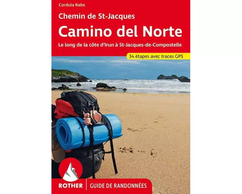 Chemin de St-Jacques - Camino del Norte (Rother Guide de randonnées)