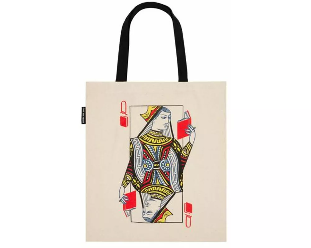 Queen of Books Tote Bag