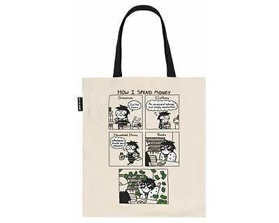 Sarah's Scribbles: How I Spend Money Tote Bag